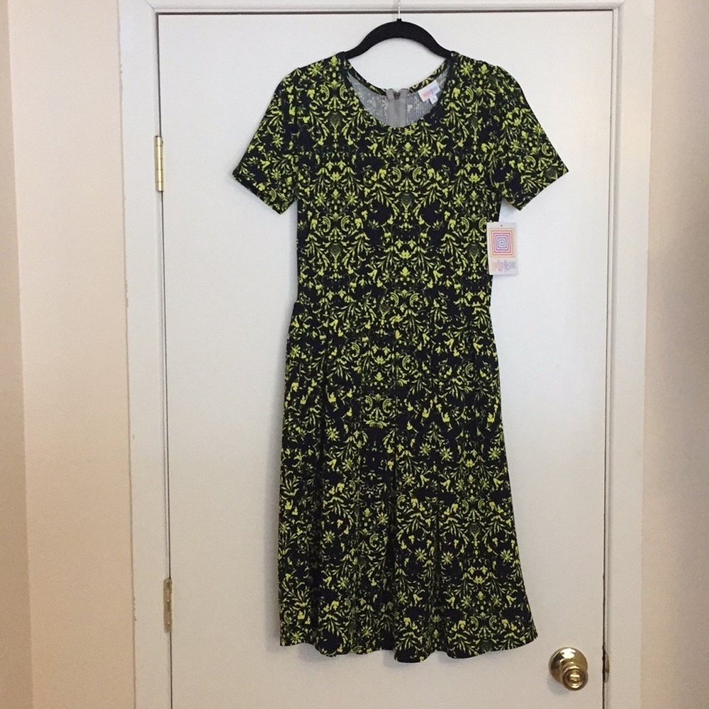 S LuLaRoe Amelia Dress DD42 1930
